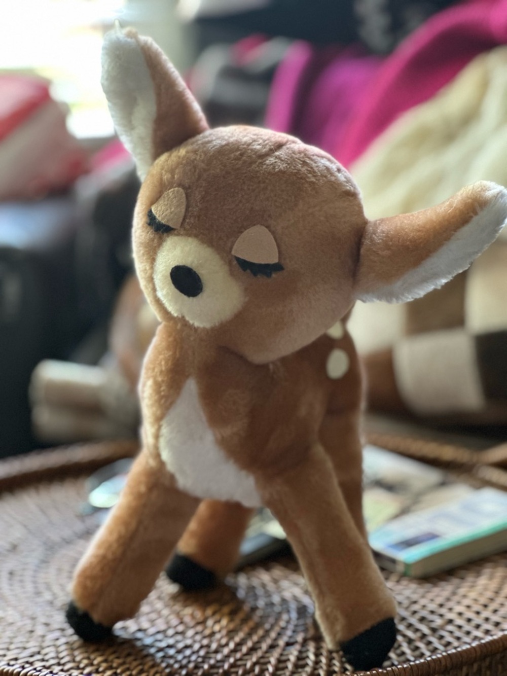 Dakin Vintage 1974 Plush Brown “Flora Fawn” Stuffed Animal Deer Plush New Tag